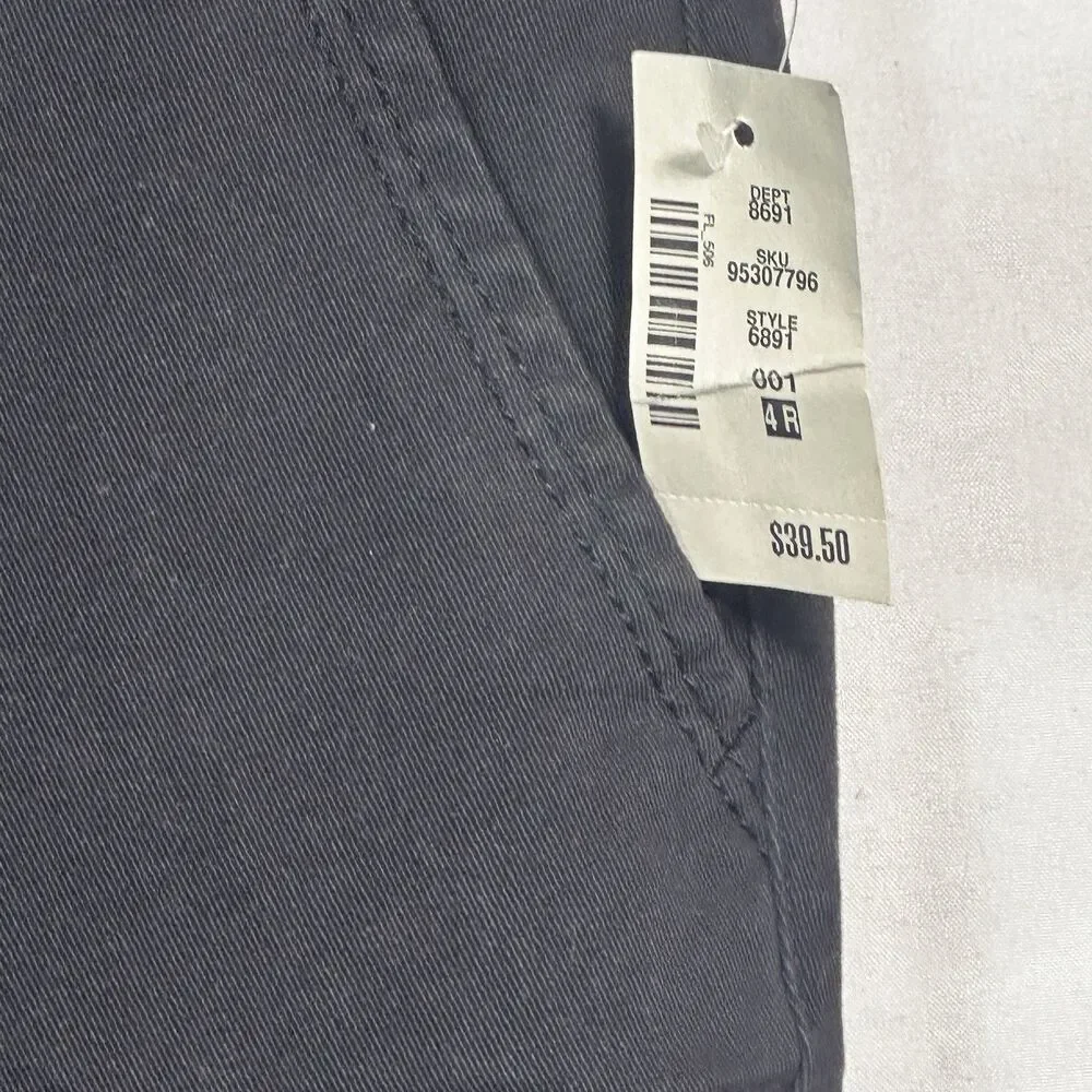 Aeropostale Womens Size 4 Regular Black Stretch Twill Classic Low Rise Pants NWT
